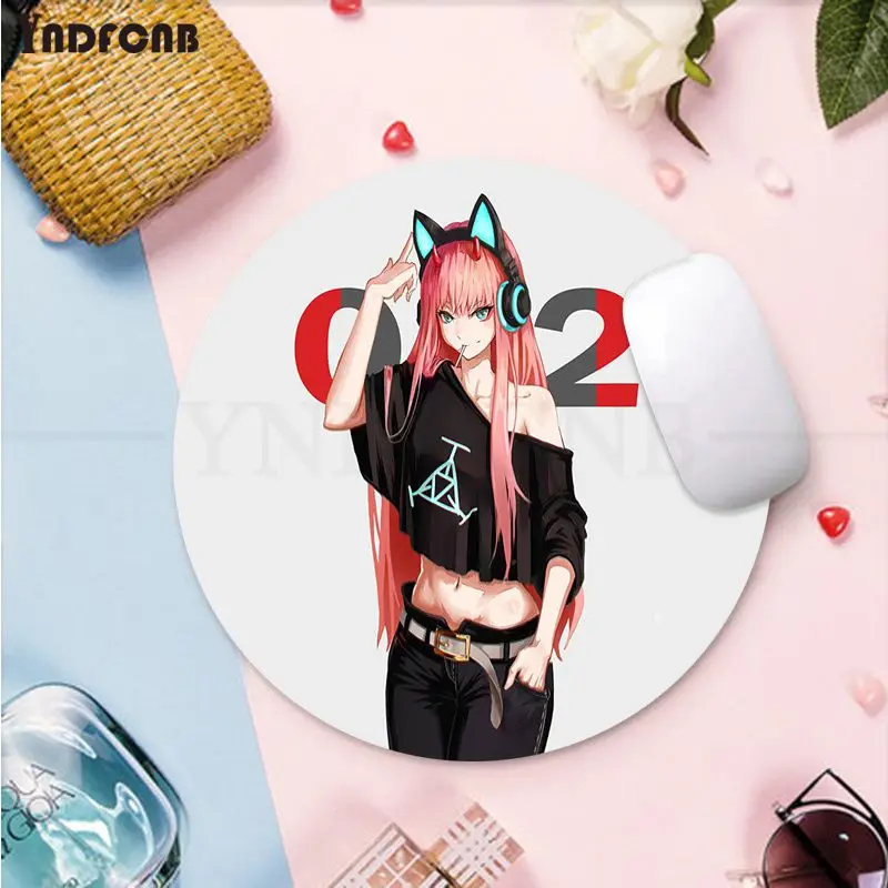 YNDFCNB Zero Two Darling in the FranXX мягкий игровой коврик для мыши компьютер Противоскользящий