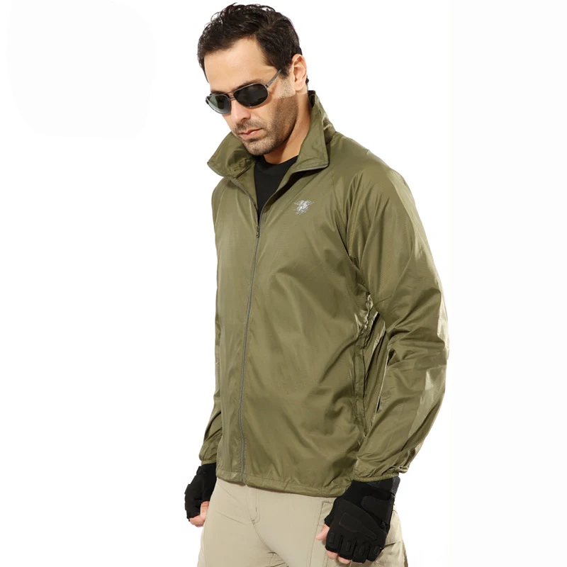 Тактическая куртка с дизайном морских котиков легкий камуфляжная Для мужчин