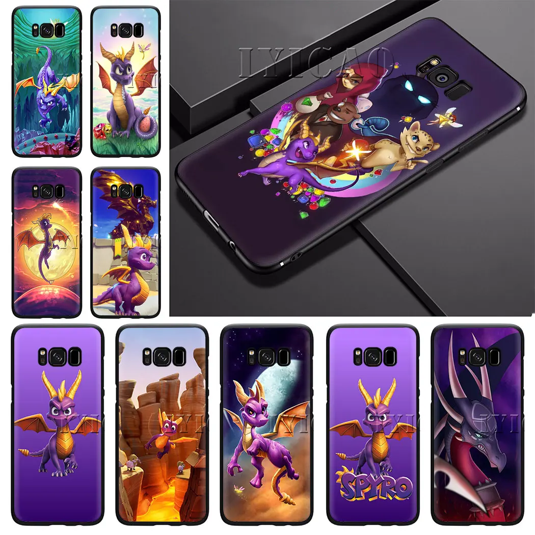 Мягкий силиконовый чехол IYICAO Spyro The Dragon для samsung S6 S7 S8 Edge S9 S10 Plus S10e|Чехлы-накладки| |