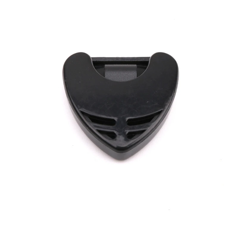 

Guitar Pick Holder Plastic Plectrum Case Mediator Quick Storage Self Adhesive Triangle Shape Black Guitar Accessories 1 Piece