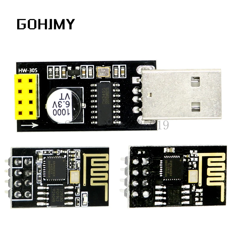 ESP01 программист адаптер UART GPIO0 ESP 01 Adaptater ESP8266 CH340G USB к серийный Беспроводной Wi Fi
