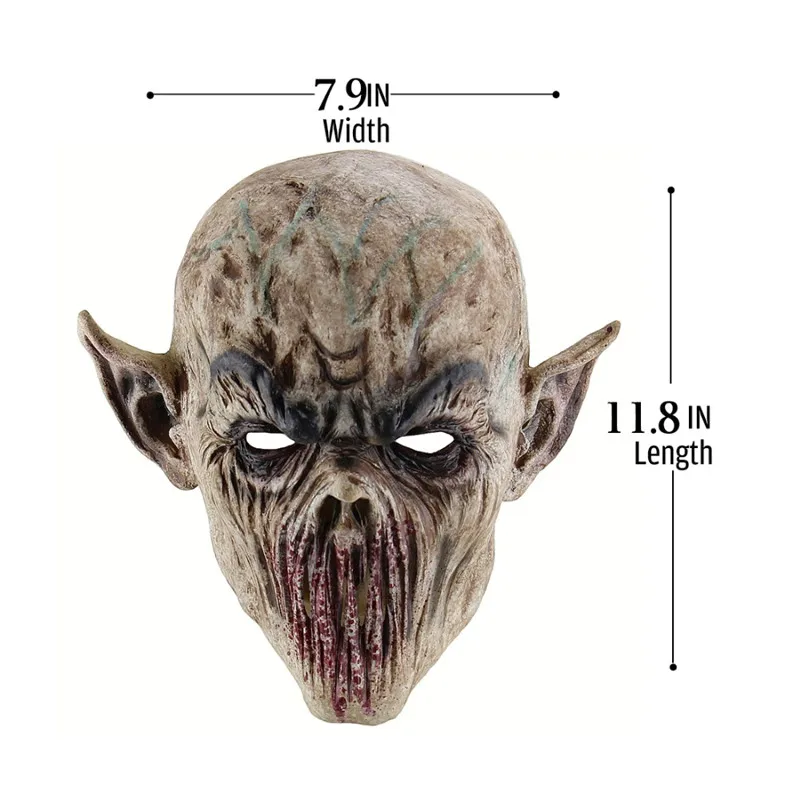 

Halloween Costumes Props Zombie Monster Mask Adult Mens Vampire Emulsion Headgear Bloody Scary Latex Full Head Masks For Women