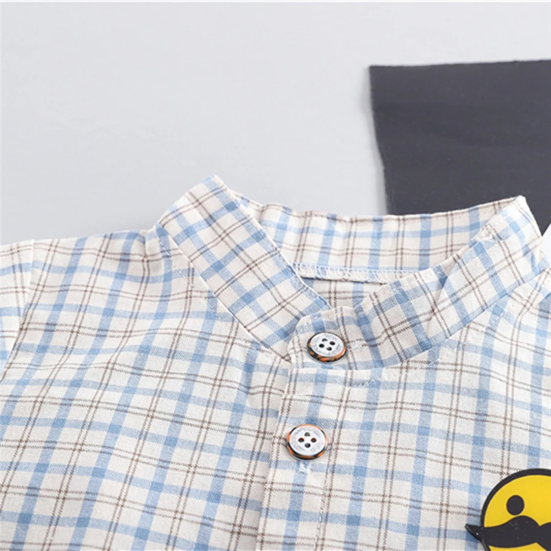 Комплект из 2 предметов для новорожденных мальчиков: рубашка + короткие штаны на