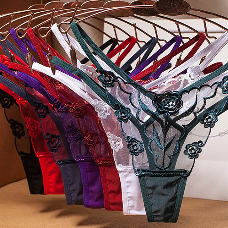 

Женская пикантная одежда для сна в спальню подарок на день Святого Валентина прозрачные сетчатые треугольные брюки под брюки женские трусы...