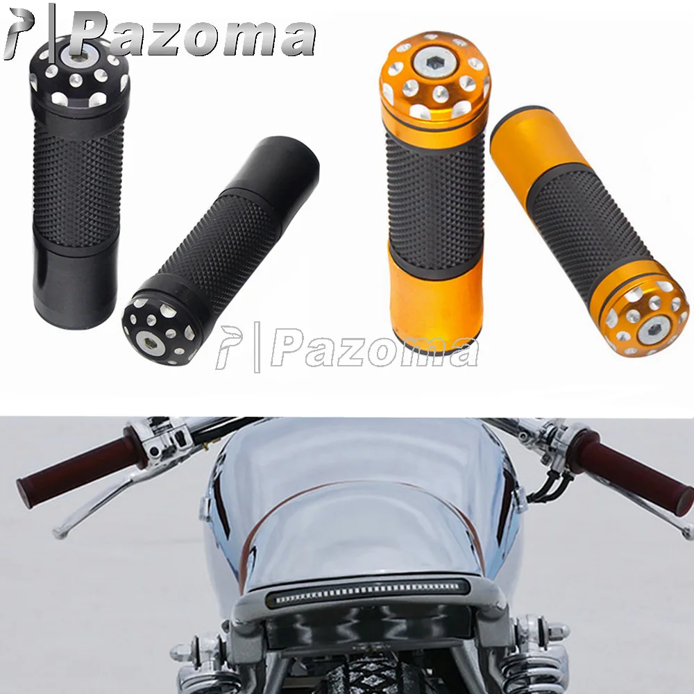 

Универсальные ручки для Руля Мотоцикла 7/8 дюйма 22 мм, алюминиевая резина для чоппера, круизера, кафе, рейсера, КАВАСАКИ, Honda, Suzuki, Yamaha