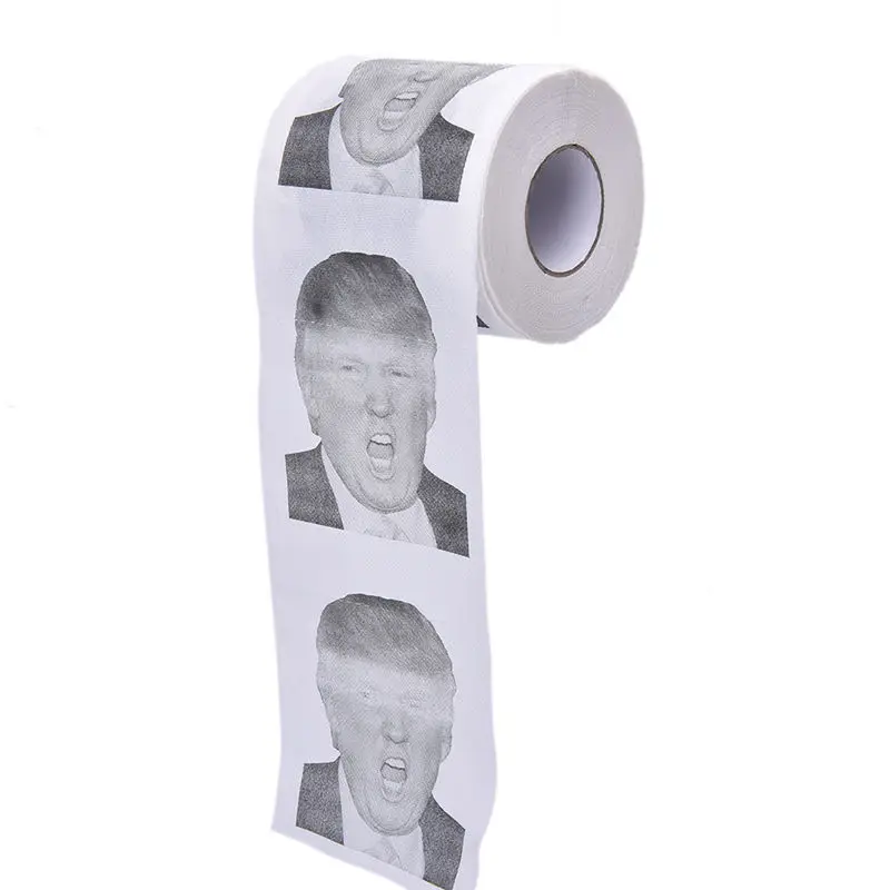 Donald Trump / Hillary / Obama 1 Roll Toilet Paper Presidential Candidate Novelty Creativity Funny Gag Humor Christmas Git images - 6