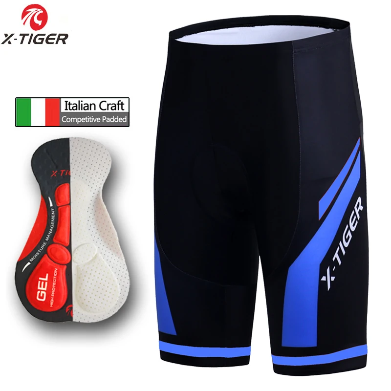 Cycling Shorts X-TIGER, летние мужские майки для велоспорта, набор, одежда для велоспорта, быстросохнущая одежда из полиэстера, одежда для велоспорта, одежда для велоспорта - Цвет: Cycling Shorts