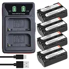 2200 мАч, NP-FM500H NP FM500H Батарея + Батарея Зарядное устройство с USB и Тип C порт для Sony NP-F550 NP-FM50, A200, A200K, A200W