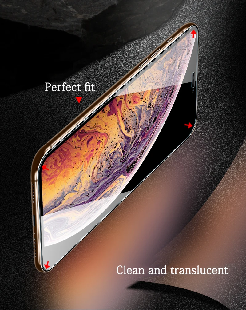 2 шт./партия 9H закаленное стекло для iphone X XS XR XS MAX защита экрана полное покрытие стекло для iphone xs max xr xs x защитная пленка