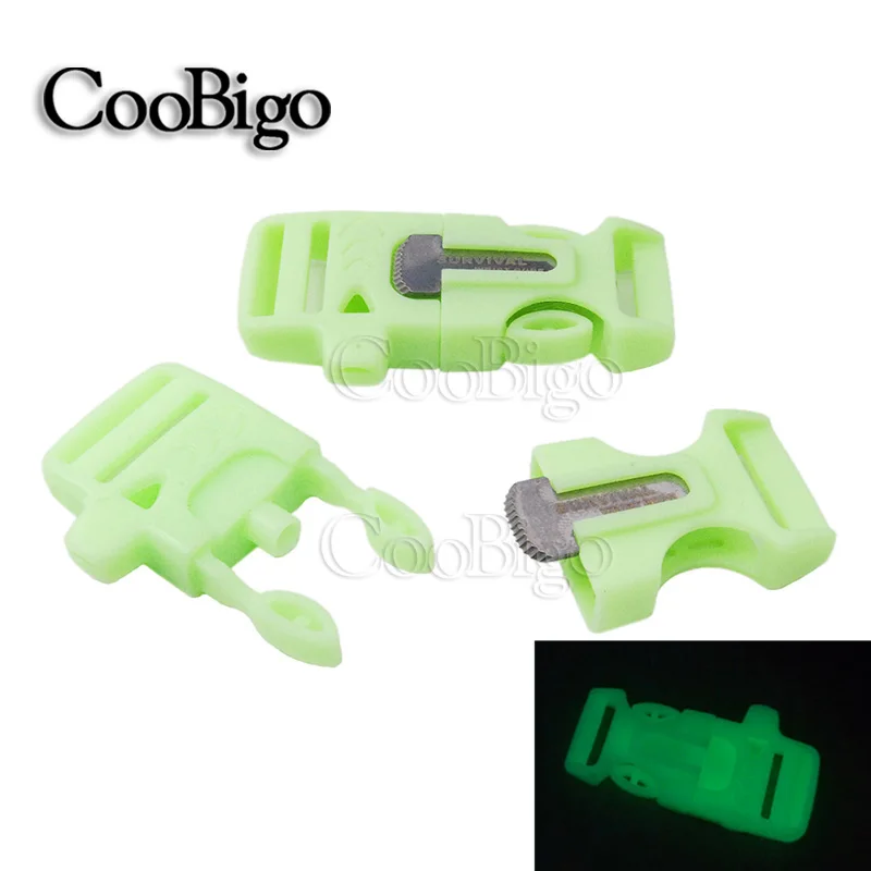 5 шт. цветной скребок с застежкой свистком 3/4 дюйма открытый рюкзак парашютом 550