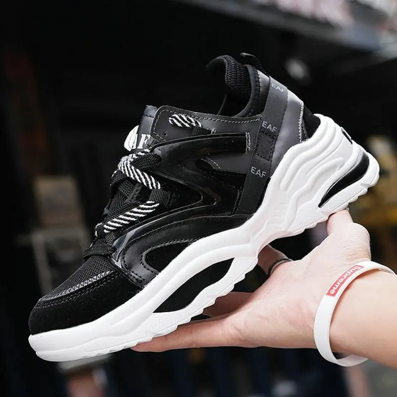 Height Increasing 6 CM Women Running Shoes Red White Sneakers Female Outdoor Sport Shoes Athletic High Heel Cushioning Footwear