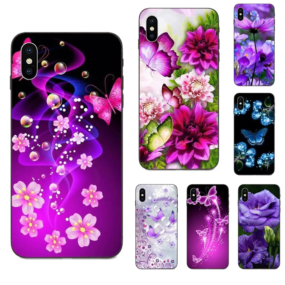 Мягкие локоны и цветы бабочки для Huawei nova 2 2S 3i 4 4e 5i Y3 Y5 II Y6 Y7 Y9 Lite Plus Prime Pro 2017 2018 2019 |