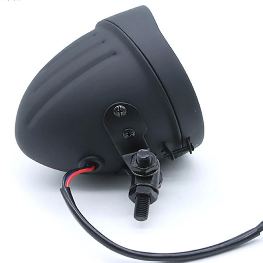 Универсальный Ретро Старый Школьный черный 4 5 дюймовый мотоциклетный налобный