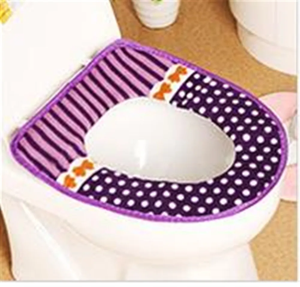 Теплые мягкие туалетные сиденья Крышка верхняя Pad Ванная комната теплое сиденье