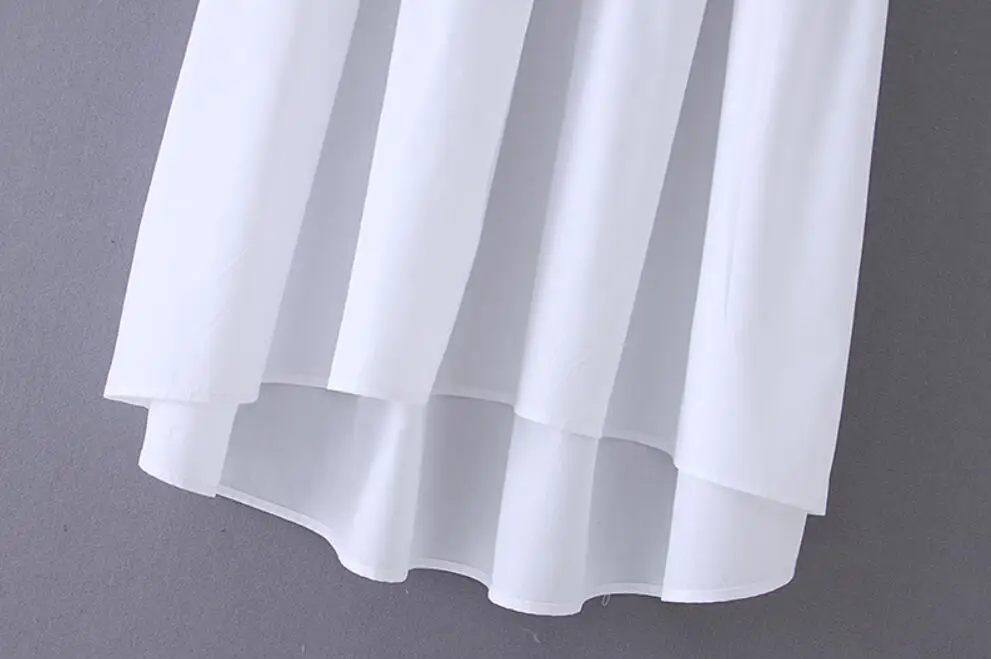 Однотонное женское платье миди с асимметричным подолом свободное круглым