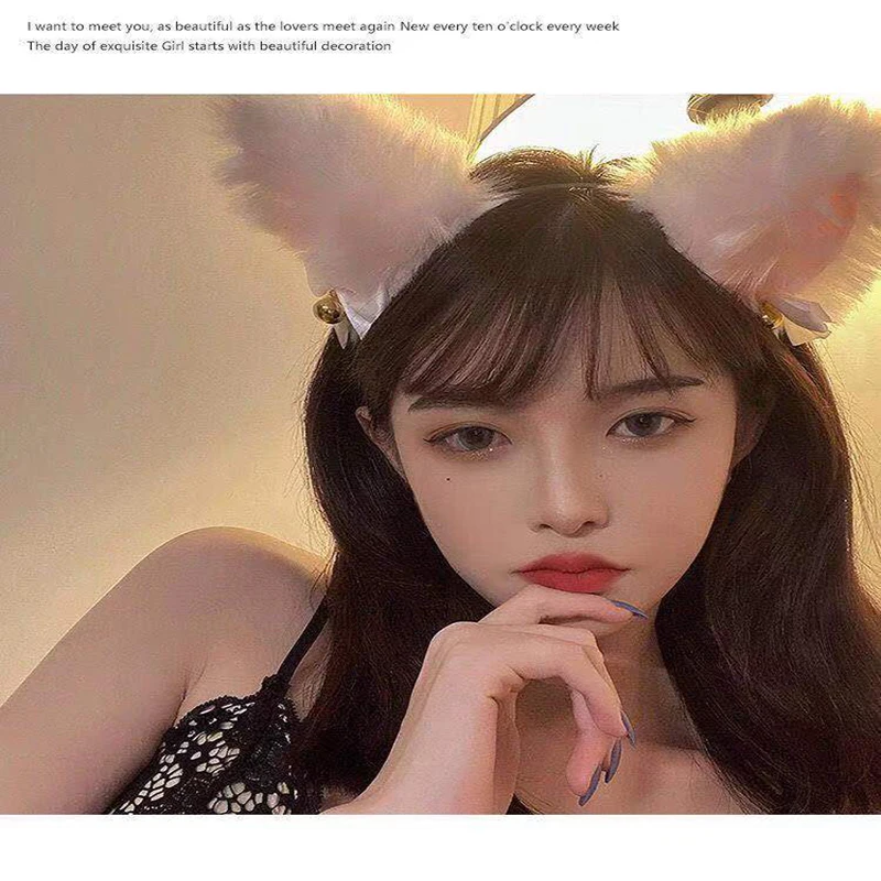 

Горячая Распродажа однотонные Цвет Симпатичные имитация животных брюки с принтом в виде кота меховыми ушками Форма зажим для волос Хэллоуи...