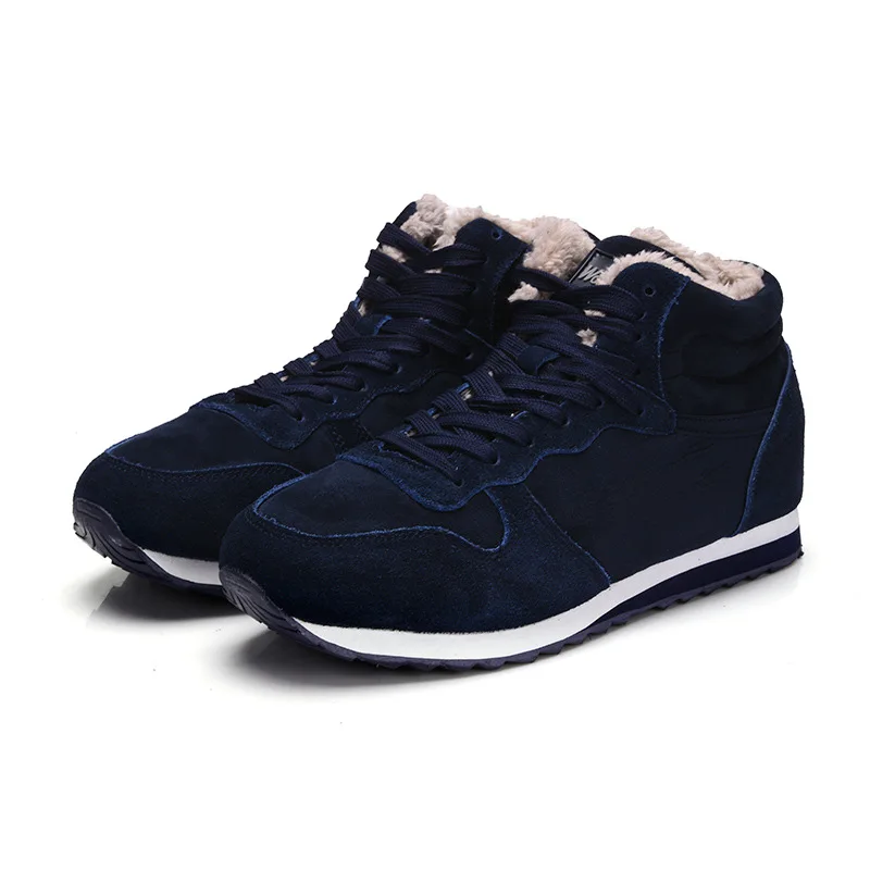 

Korean winter men's and women's warm cotton shoes, snow boots, high light extra large size