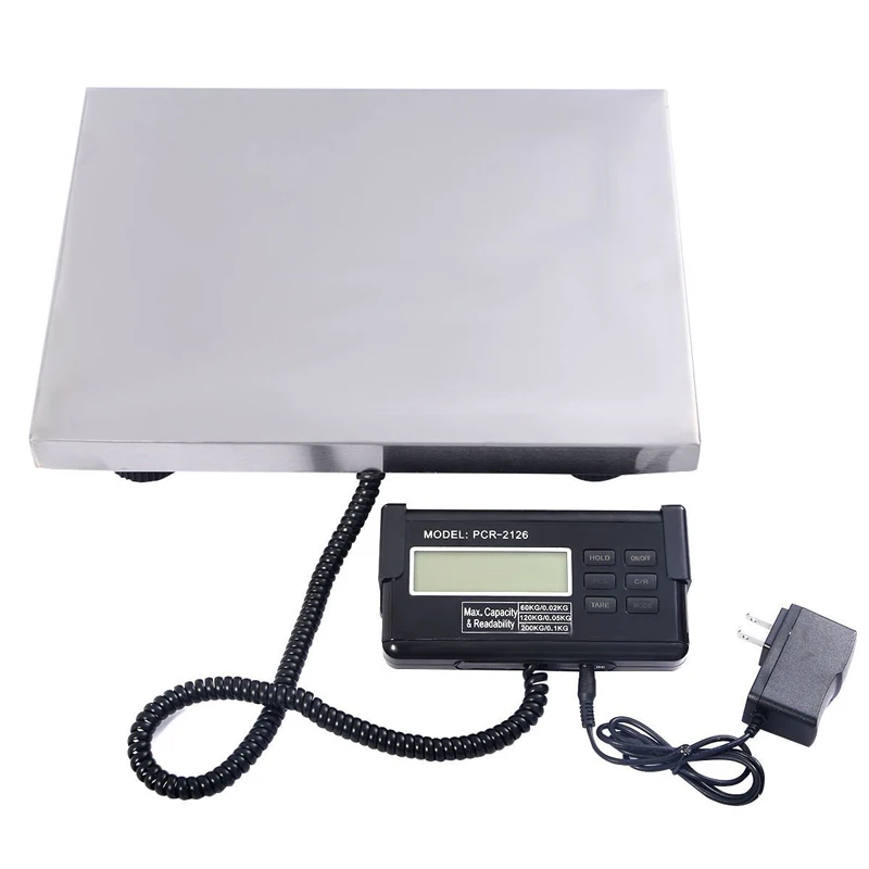 B&aacute;scula electr&oacute;nica de 0,1-300kg, balanza Postal de 660lb, plataforma Digital, LCD, alimentaci&oacute;n de CA-4