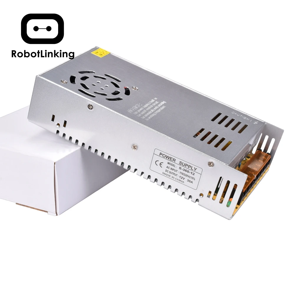 Импульсный источник питания 12 В 30 А 360 Вт адаптер для трансформатора Светодиодная