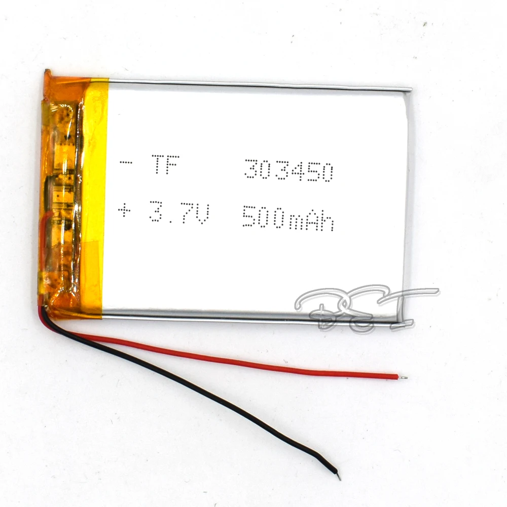 5 шт. 3 7 в литиевая батарея Li-3.7V полимерная 303450 перезаряжаемая литий-ионная 500 мАч