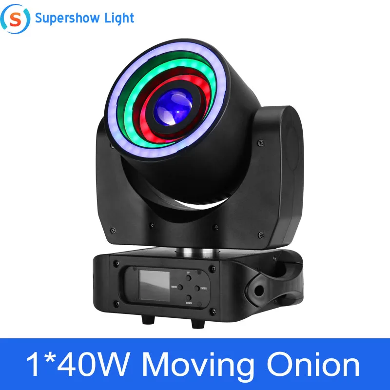 Сценический светильник Moving головной ing 1*40 Вт RGBW 4in1 + 76*0 2 W SMD RGB перемещение лук DJ