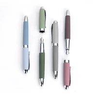 hongdian metal fountain pen molandi season color ef 0 4mm nib writing pens gift office business writing set stationery supply