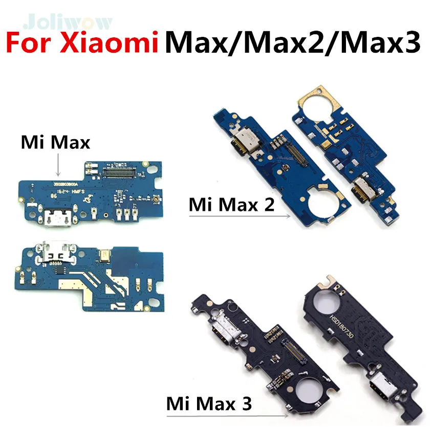 

For Xiaomi Mi Max 2 3 MAX2 MAX3 USB Charging Port Charger Board Dock Charger Connector with Microphone Flex Cable