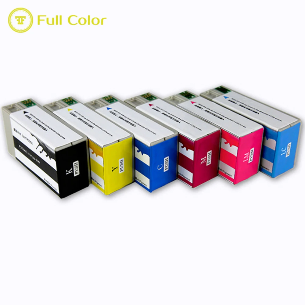 Полноцветный пигментный чернильный картридж PJIC1 к PJIC6 совместимый для epson PP-100 PP-50