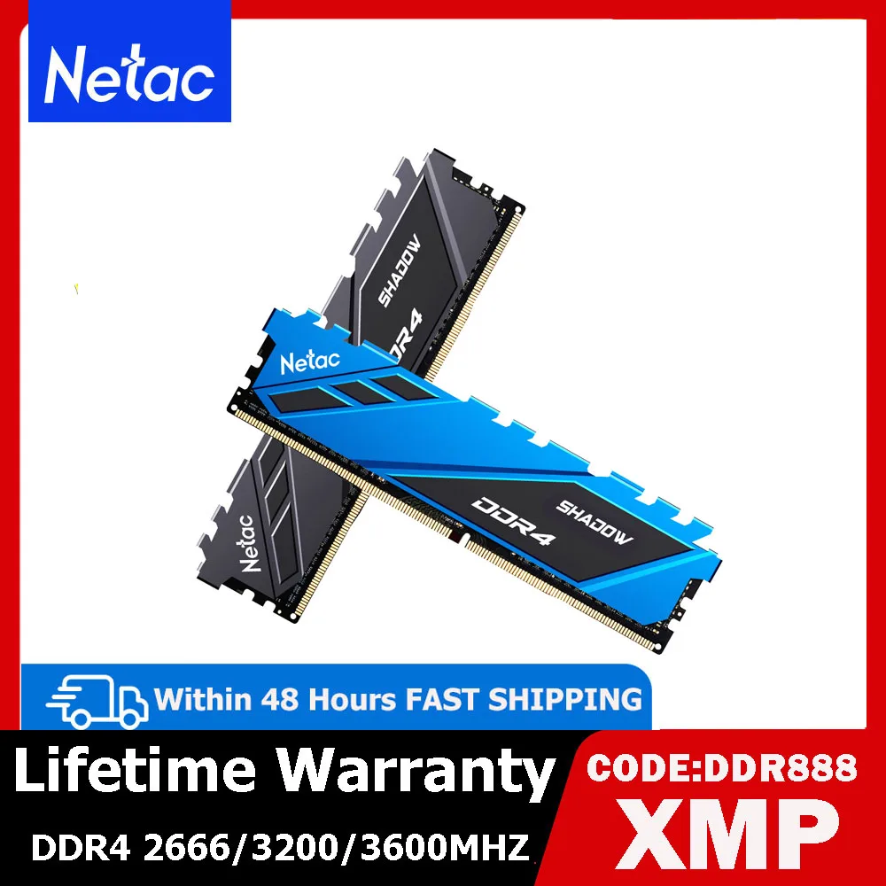 

Оперативная память Netac ddr4 Ddr4 Ram 8 Гб 16 Гб PC4 ddr4 ecc reg 2666 МГц 3200 МГц 3600 Серверная память XMP 288pin для материнской платы AMD Inter