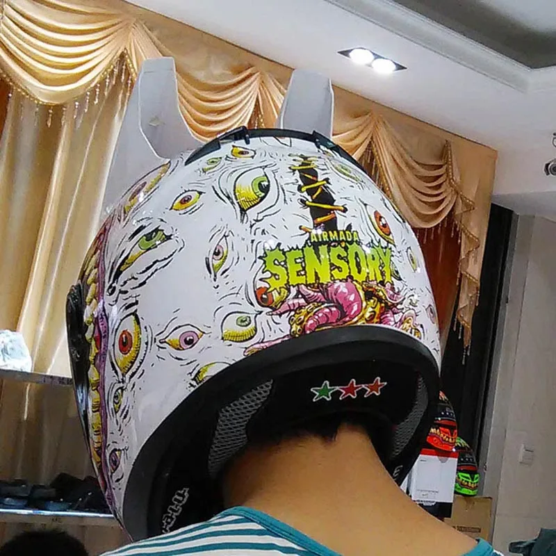 Шлем на все лицо для мужчин и женщин мотоциклетные шлемы белого или черного цвета