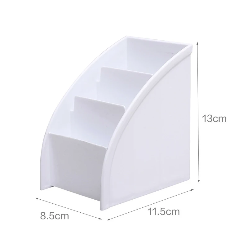 

1Pcs Phone Holder Stand PP Washable 3Colors Desktop Storage Case Storage Boxes TV Remote Control Storage Multi-purpose Trapezoid