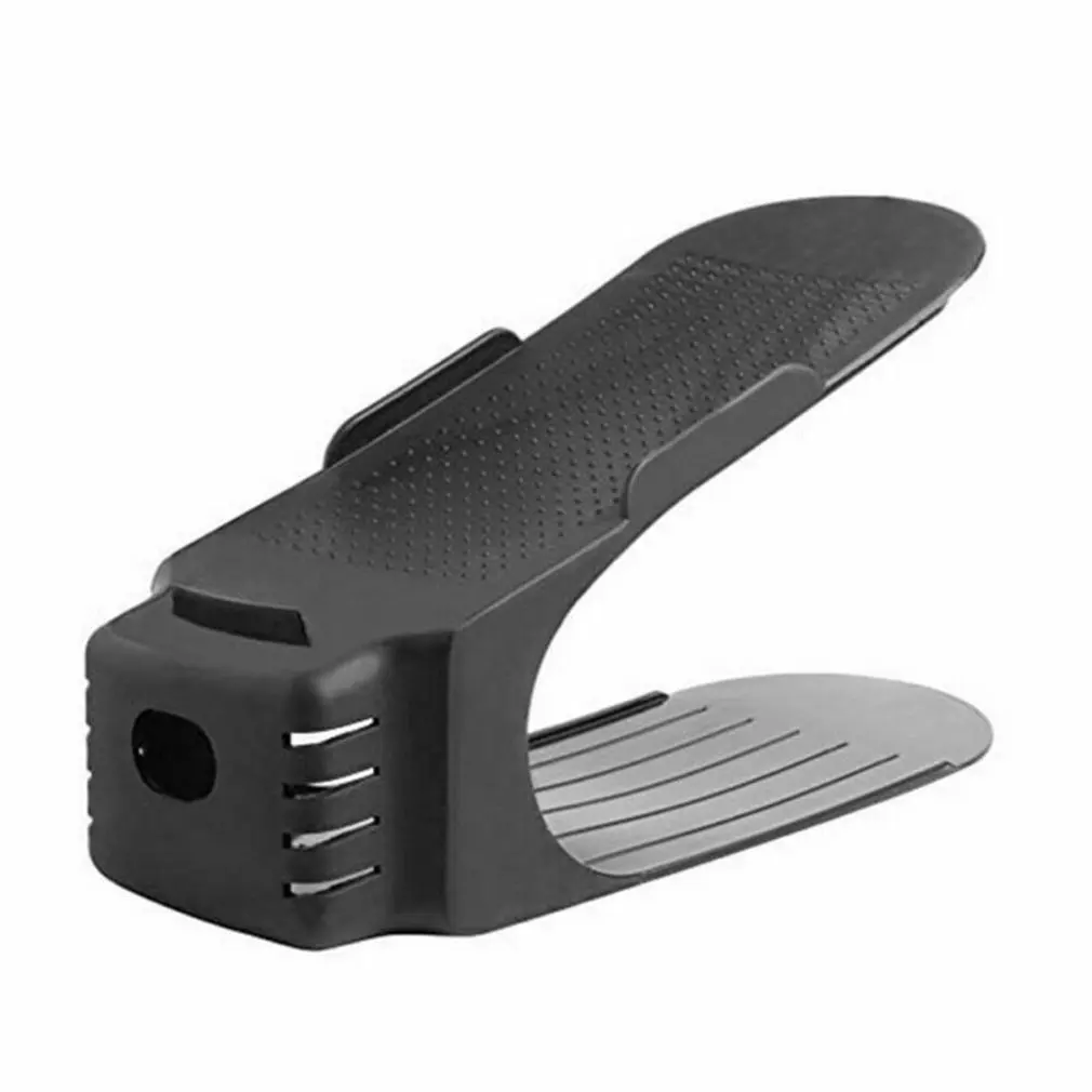 Shoe Rack Organizer Space-Saving Adjustable Plastic Home Storage Supplies | Дом и сад