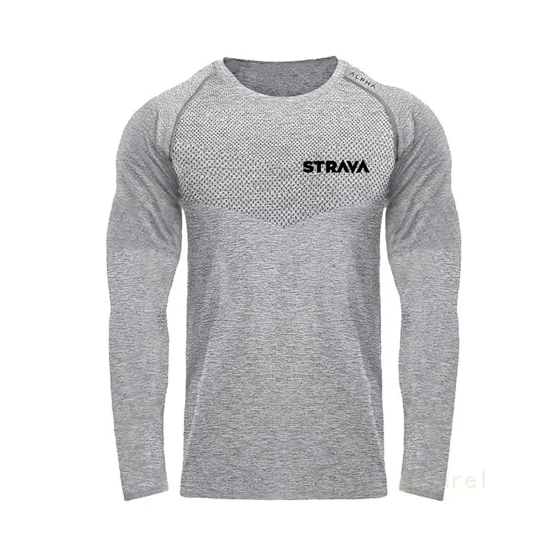 

Strava Men's Cycling Shirt Quick Dry Motocross Jersey Mountain Bicycle Riding Clothing Outdoor Sport Shirt Breathable Men Jersey