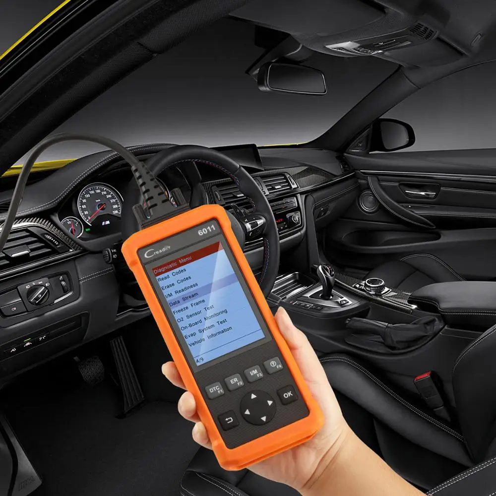 launch CR6011 Автомобильный сканер OBD2 сканирующий инструмент Creader 6011 ABS подушка