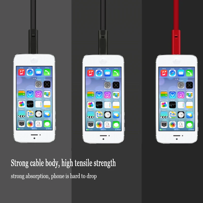 Кабель USB BAECOAR Type-C/Micro/Lightning для телефонов iPhone/Android 2A 1.5 м многоразовый | Электроника
