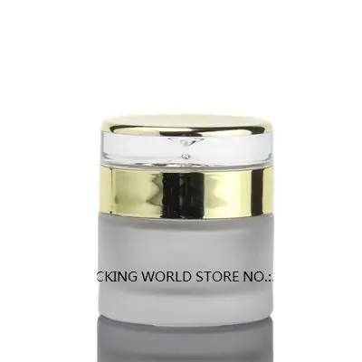 50 г жемчужно-белая/зеленая/синяя/матовая стеклянная бутылка/банка для