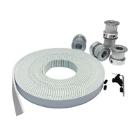 5meters white pu htd3m timing belt width 15mm5pcs 20 teeth htd3m pulley bore 566 35812mm for htd3m cnc engraving machine