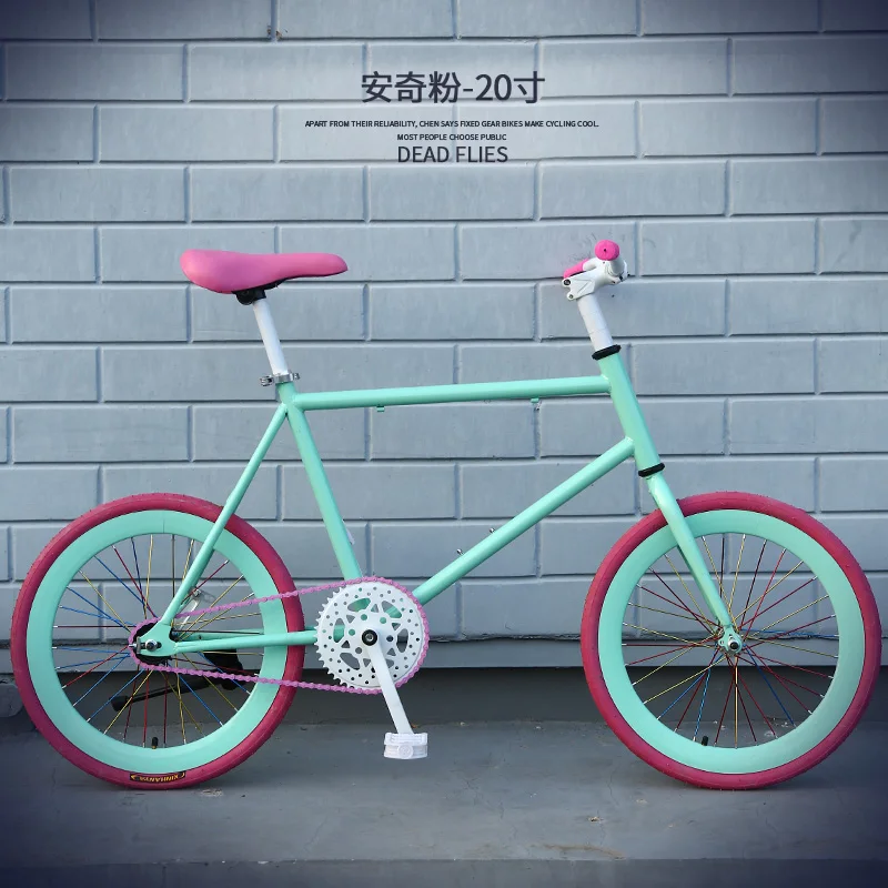 X-Front бренд углеродистая сталь 20 дюймов колеса задние педали тормоза fiets fixie женский дорожный велосипед фиксированная передача детский велосипед