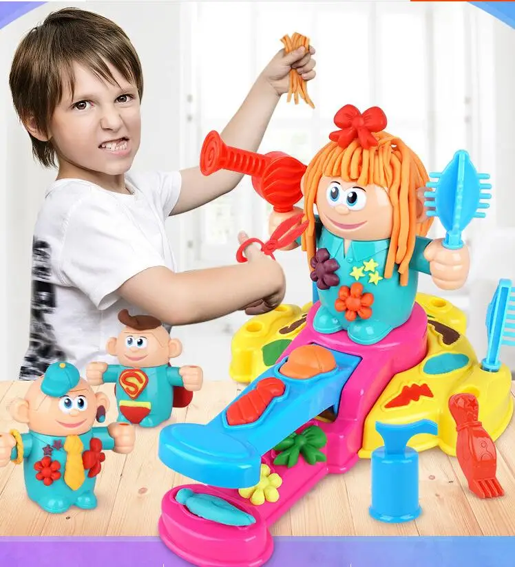 Набор инструментов для парикмахера Детская глина игрушки сделай сам стрижки