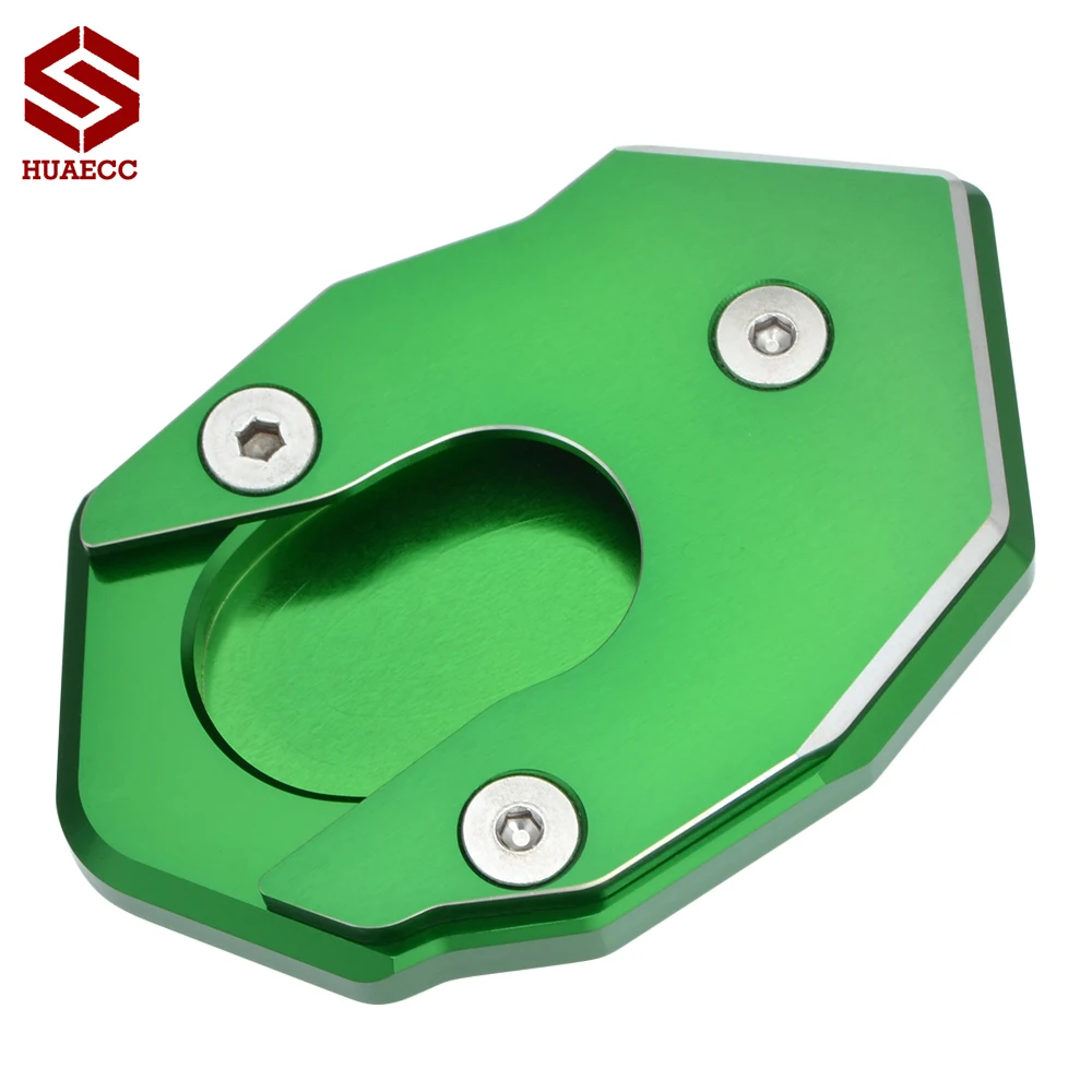 

CNC Kickstand for Kawasaki Z900 2017-2020 ER6N ER6F NINJA650R VERSYS650 ZX6R Foot Plate Side Stand Extension Pad Enlarge