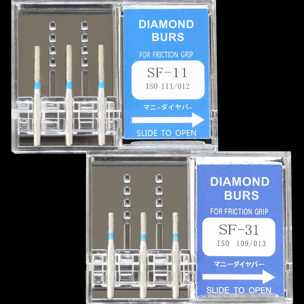 10 упаковок Стоматологические алмазные буровые инструменты фотосессия