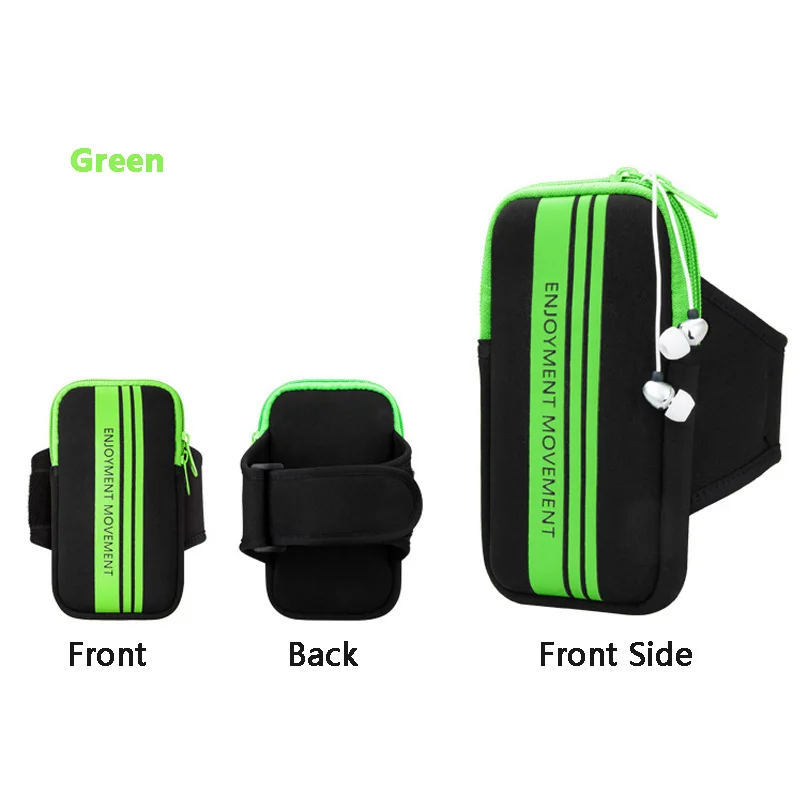 For 4-6.3 inch Mobile Phone Arm Band Hand Holder Case Gym Outdoor Sport Running Pouch Armband Bag iphone se 5s x 7 plus 8 6s | Дом и сад