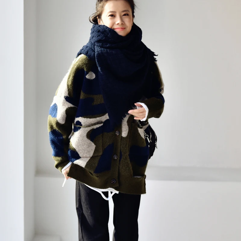 Женский кардиган с цветочным принтом MICOCO W3663C |