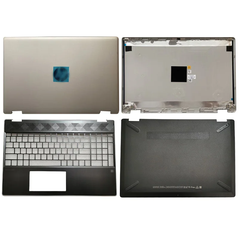

For HP Pavilion X360 15-DQ 15-DQ0953CL TPN-W140 L12732-001 L53038-001 Laptop Case LCD Back Cover/Palmrest/Bottom Case