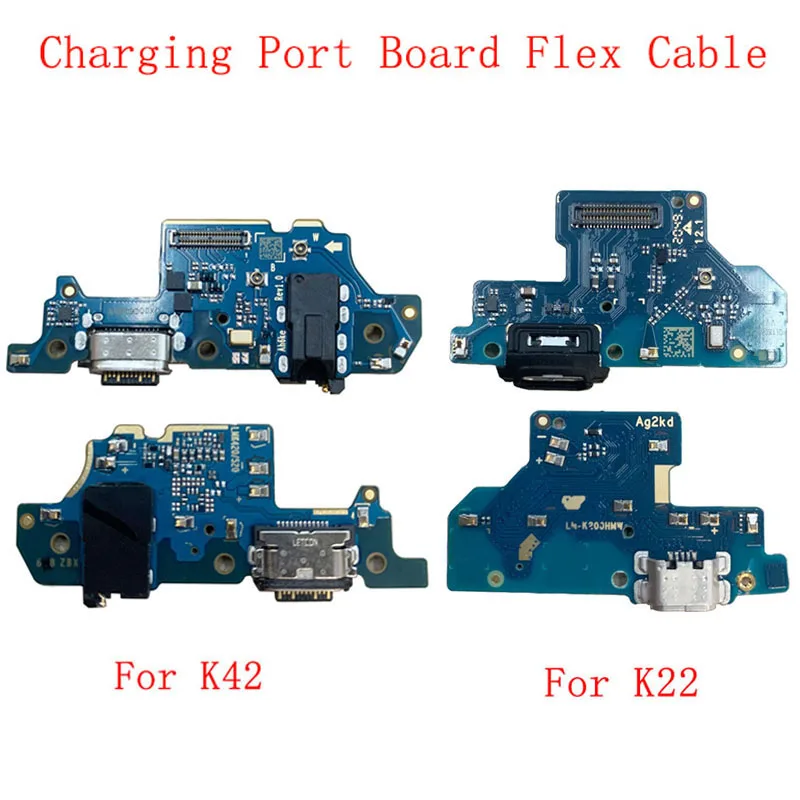 

Original USB Charging Port Connector Board Flex Cable For LG K22 K42 K52 K92 Charging Connector Flex Cable Replacement Parts
