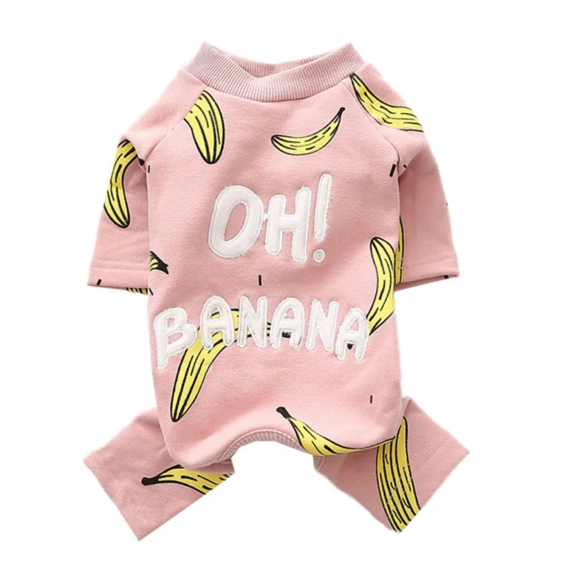 Одежда для домашних питомцев милый комбинезон с фруктовым узором одежда собак