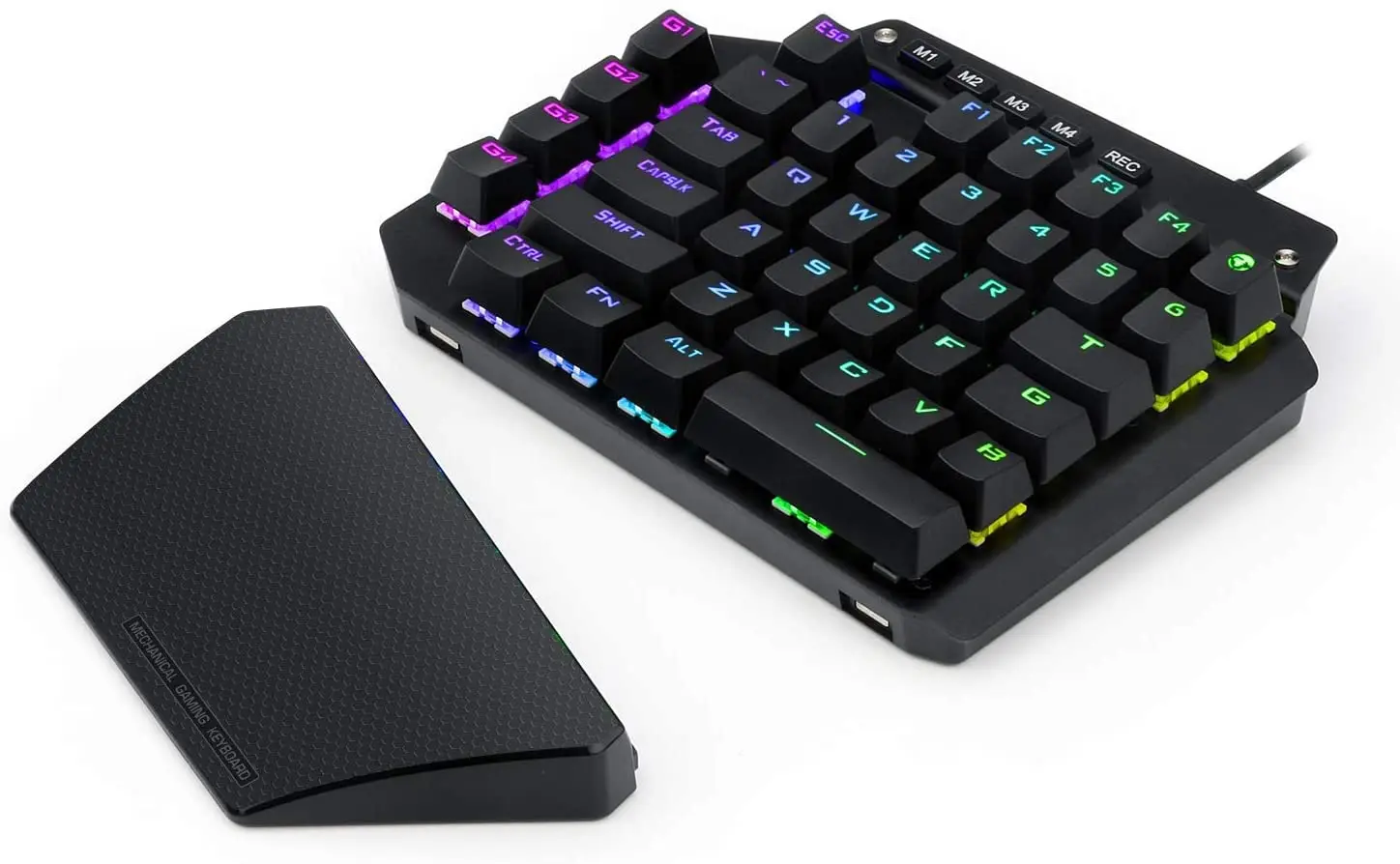 Механическая игровая клавиатура с RGB подсветкой 44 клавишная