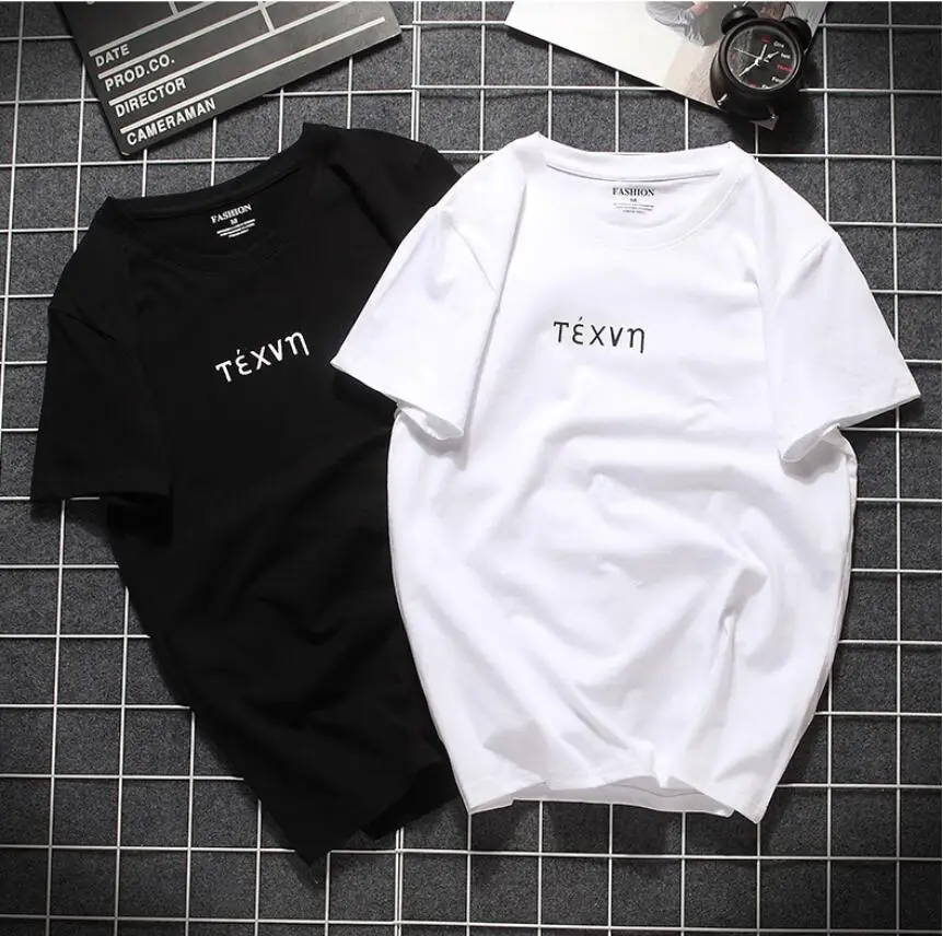 

XCX190 Мужская футболка модная футболка мужская одежда трендовая приталенная повседневная мужская футболка с коротким рукавом Бесплатная до...