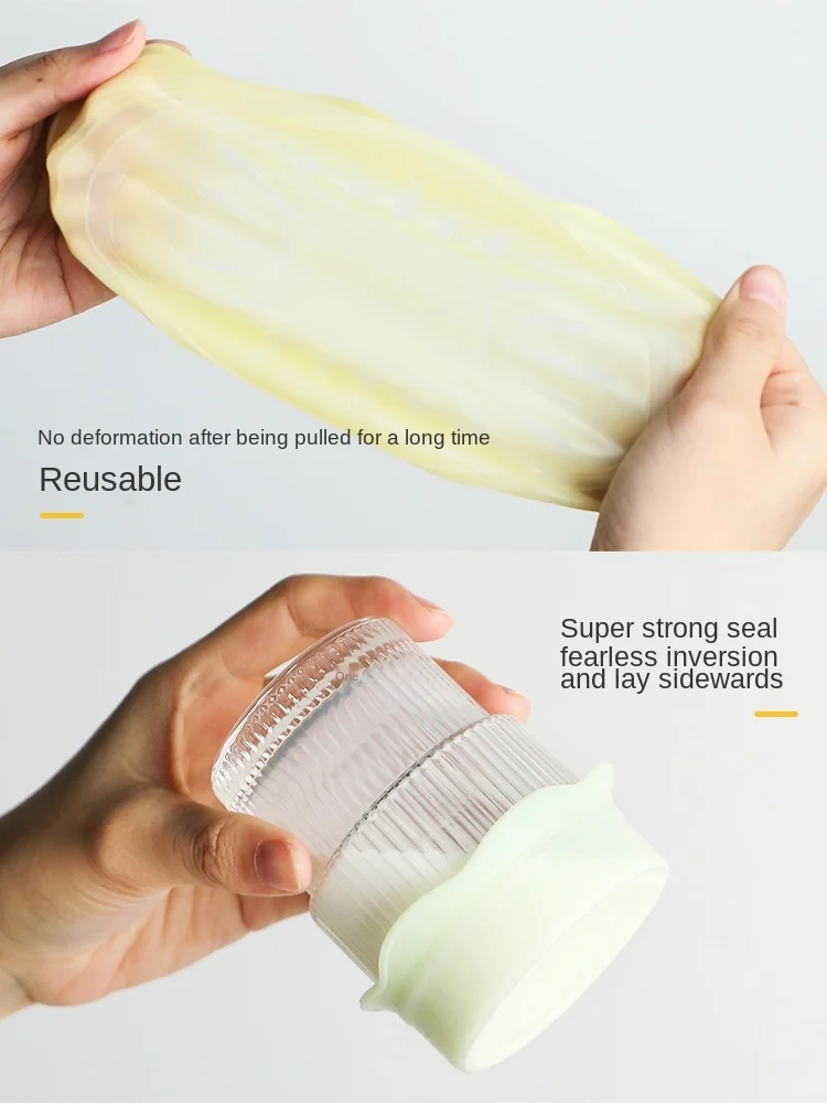 Съедобный силиконовый бэнто-бокс круглая крышка для свежего использования