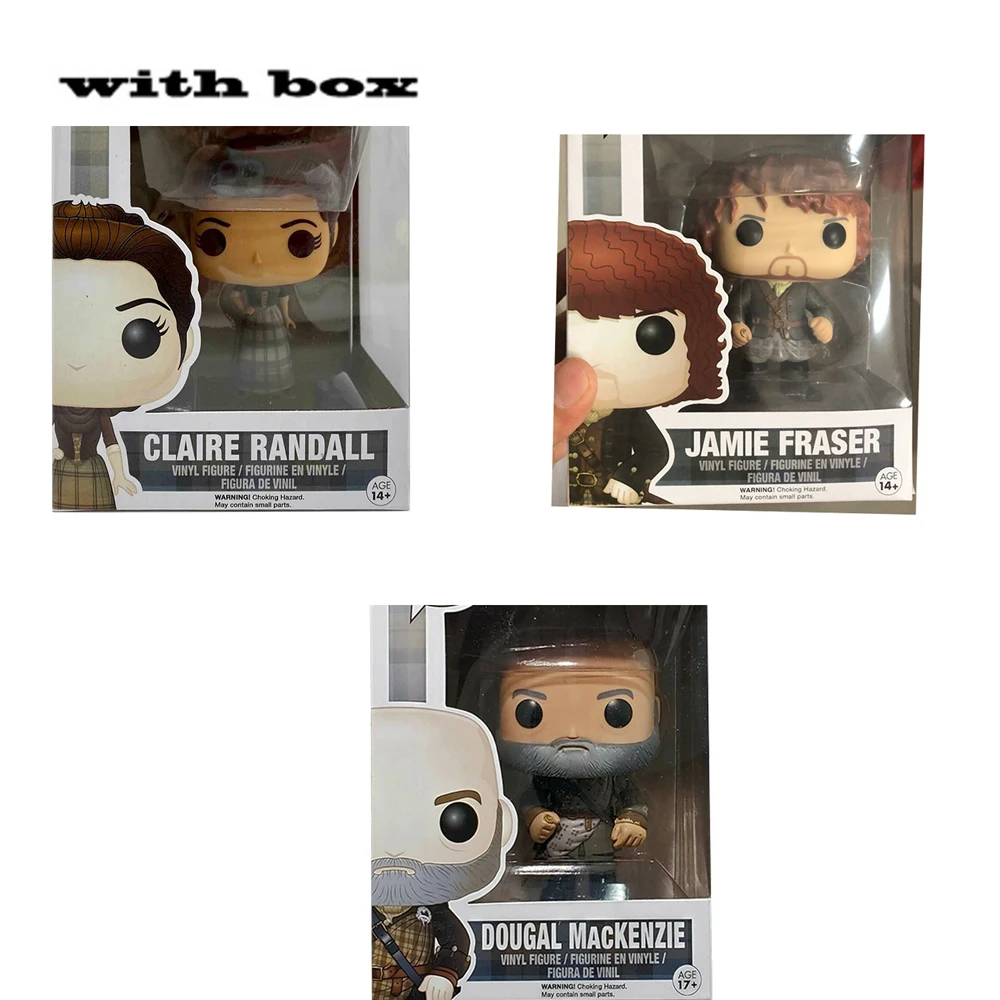 

NEW! POP Outlander 251# Jaime Fraser #252 dougal mackenzie #250 claire randall with box Vinyl Action Toys for Children gift